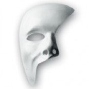 Masker wit half gezicht / Phantom