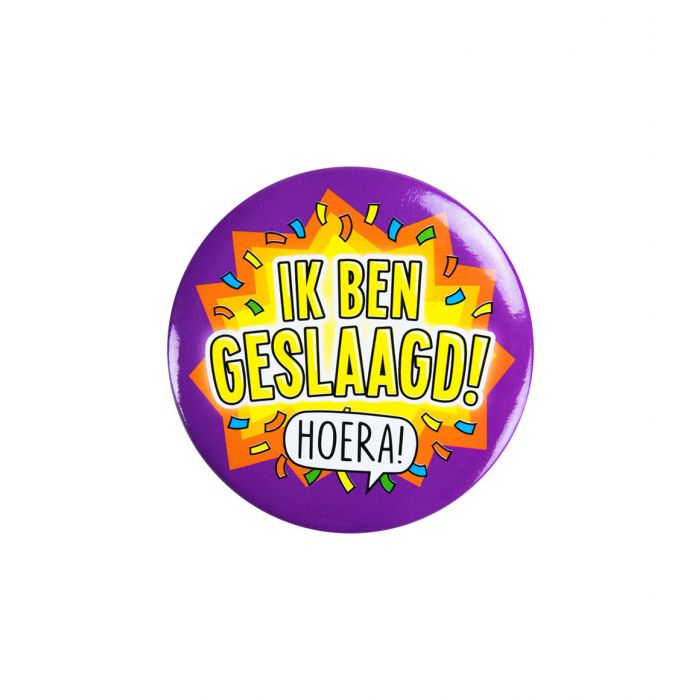 Button klein Ik ben Geslaagd