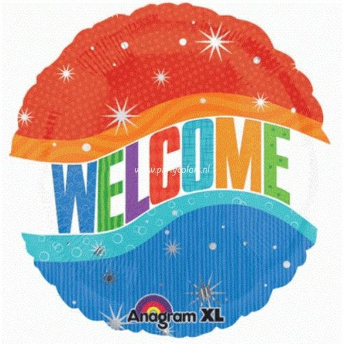 Folie helium ballon Welcome
