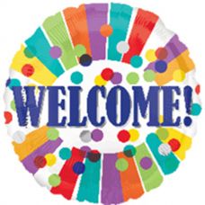 Folie helium ballon Welcome!
