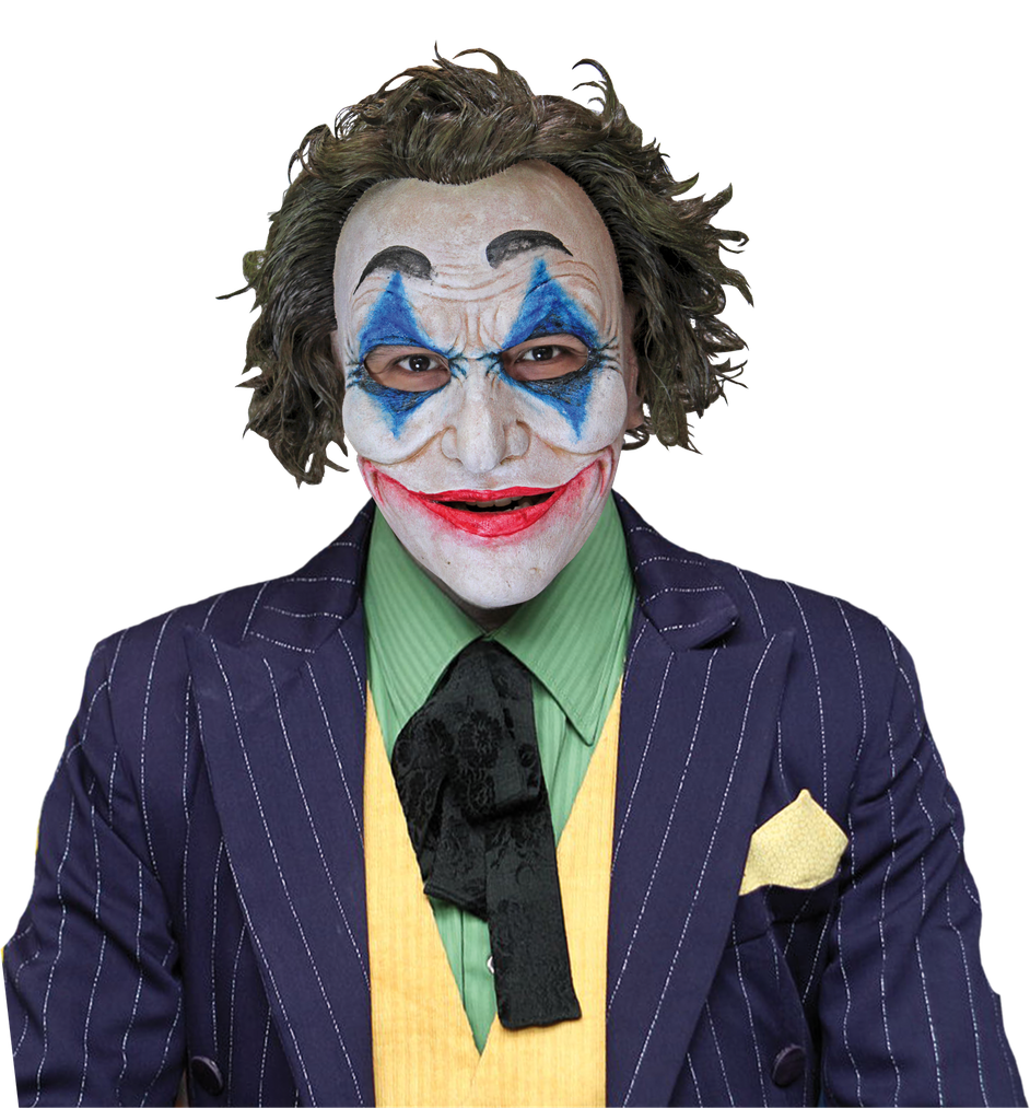 Masker The Joker / Crazy Jack Clown met haar