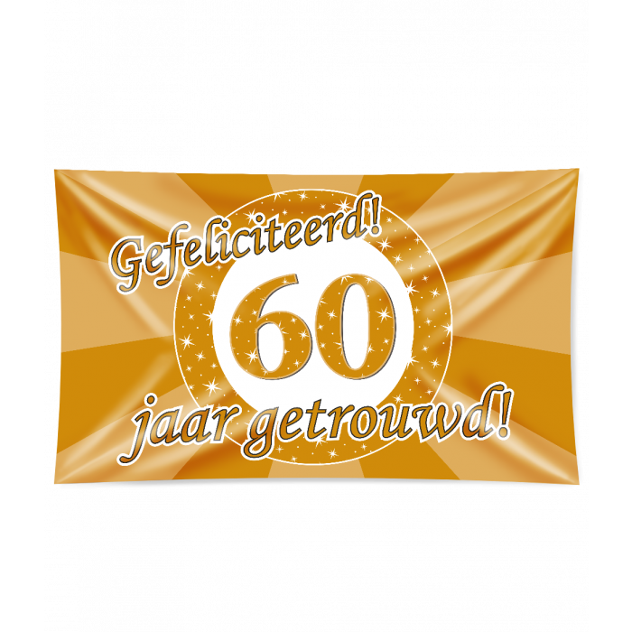 Gevelvlag 60 Jaar Getrouwd