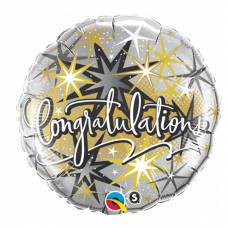 Folie helium ballon Congratulations elegant