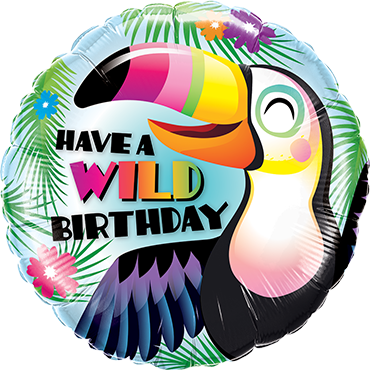Folie helium ballon Have a Wild Birthday