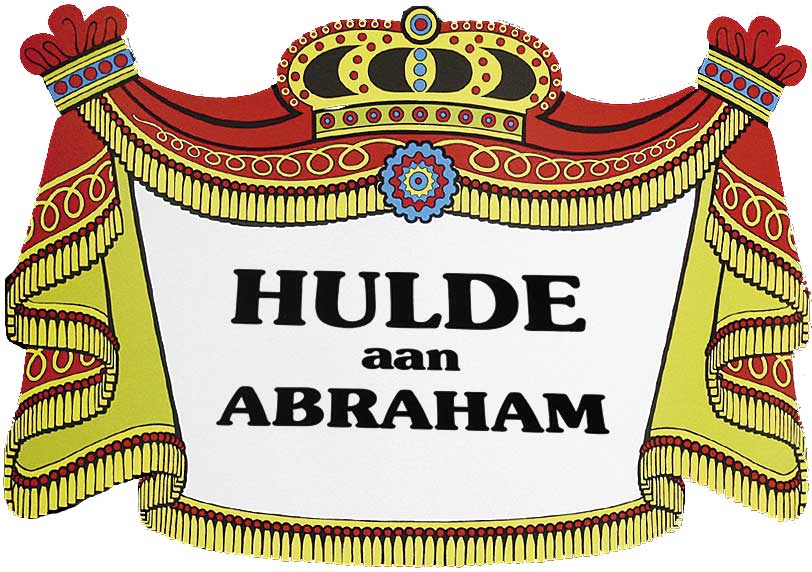 Hulde schild  Abraham