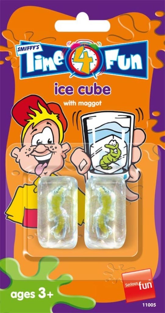 IJsklontjes met worm