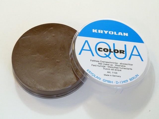 Kryolan Aquacolor waterschmink bruin 55 ml  kleurnr. 103