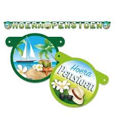 Letterslinger Hoera Pensioen