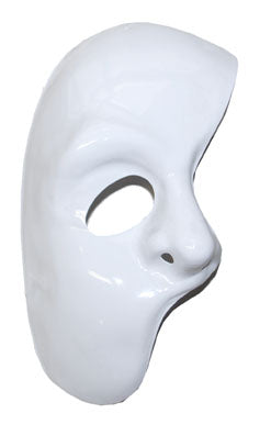 Masker wit half gezicht Phantom
