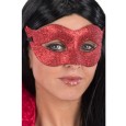 Oogmasker Glitter rood