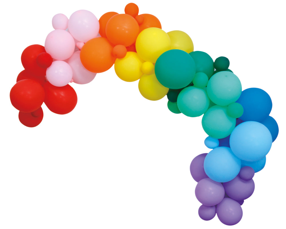 Organic Balloon Deco Kit rainbow