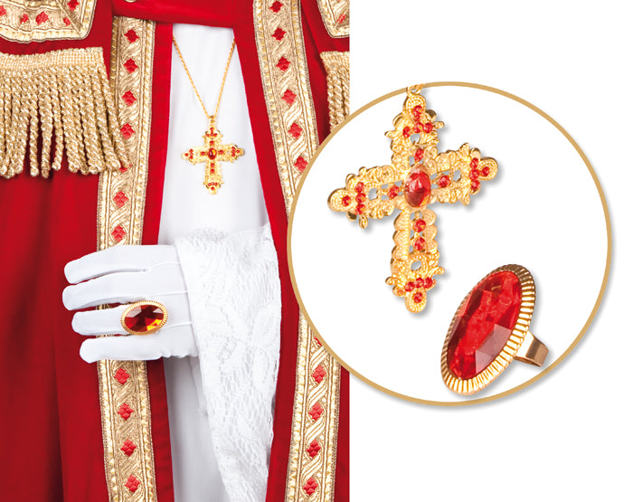 Sinterklaas ketting met ring