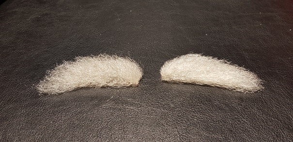 Sinterklaas Wenkbrauwen van echt haar