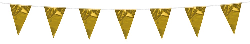 Vlaggenlijn Metallic diverse kleuren 10m