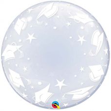 Bubble helium ballon Deco Graduation Caps