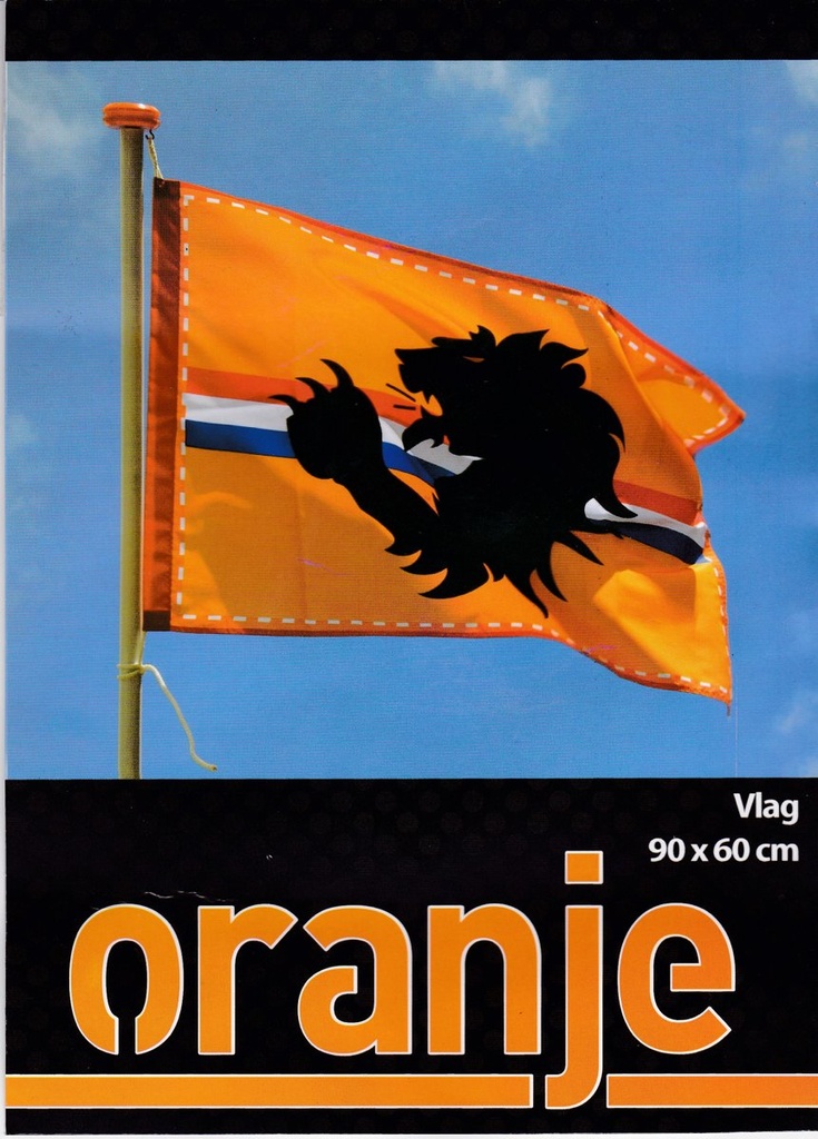 Vlag Oranje Leeuw 90x60 cm
