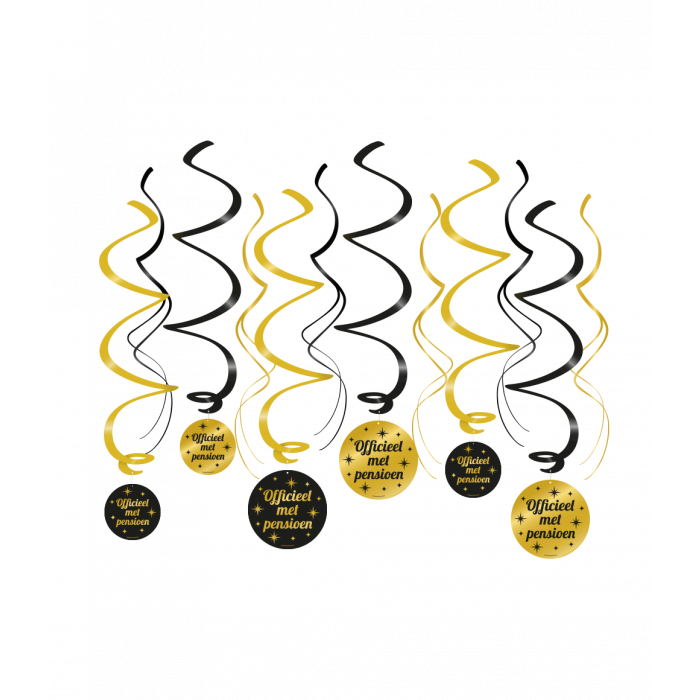 Hangdeco Swirl Classy Party Pensioen