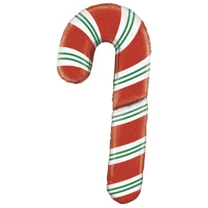 Folie helium ballon Shape Candy Cane