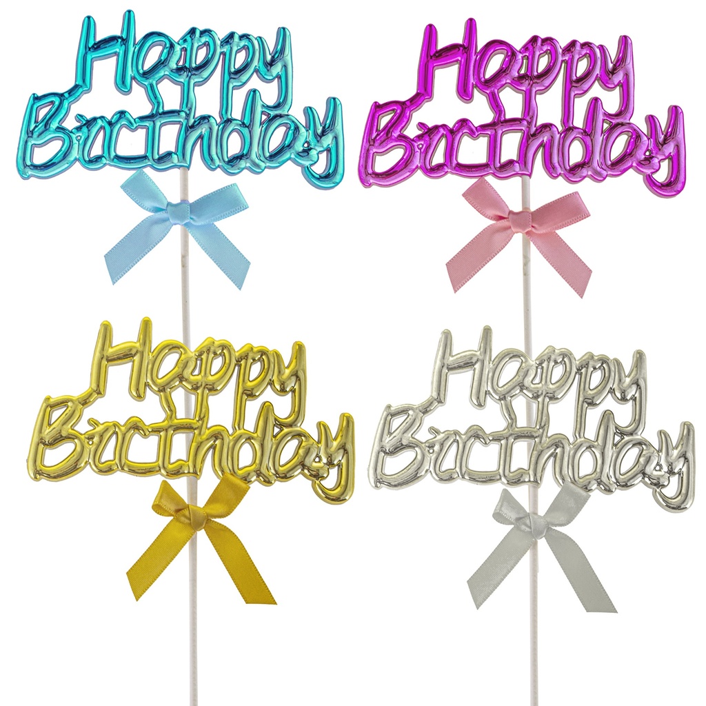 Taart Topper Happy Birthday