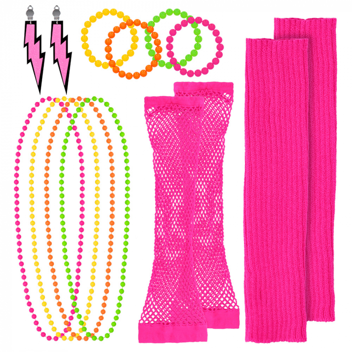 Accessoire-set Neon 80's