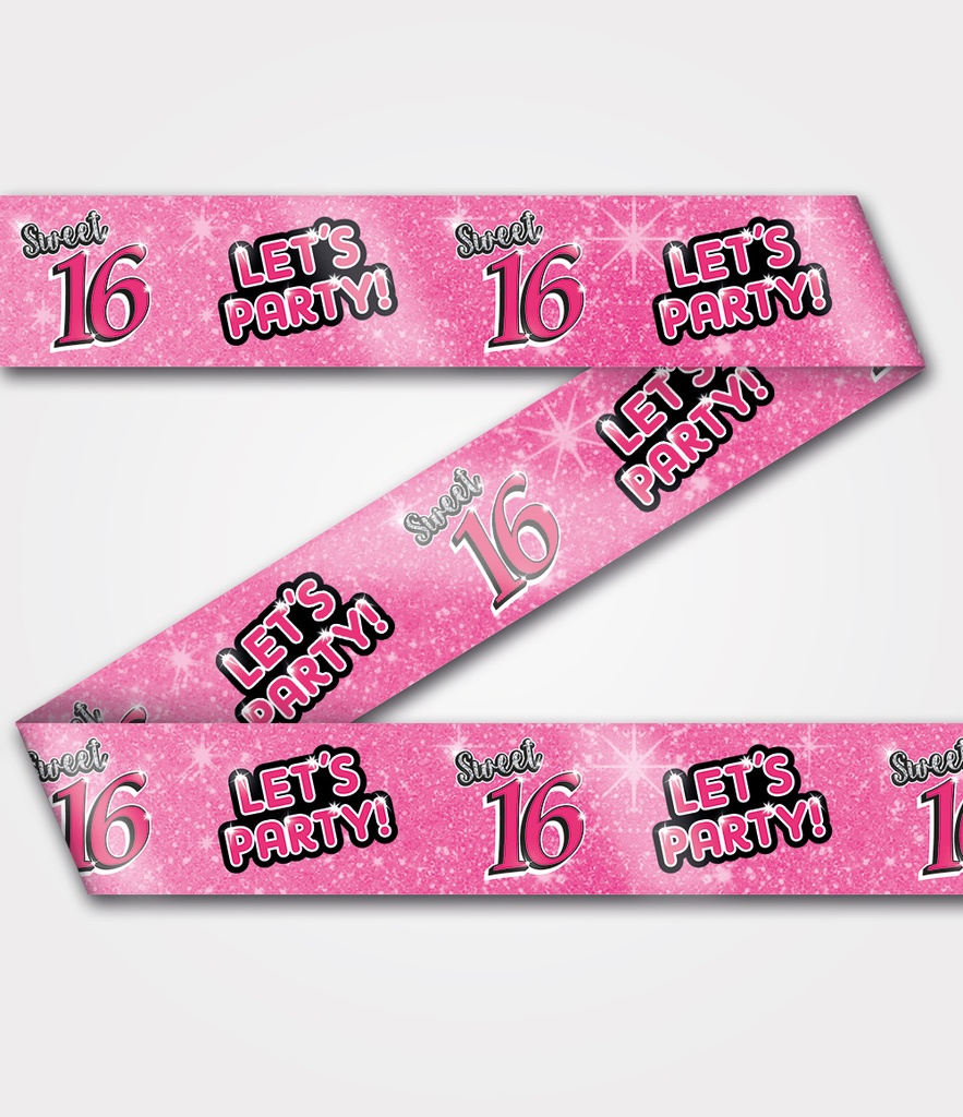 Afzetlint Sweet 16 Let's Party