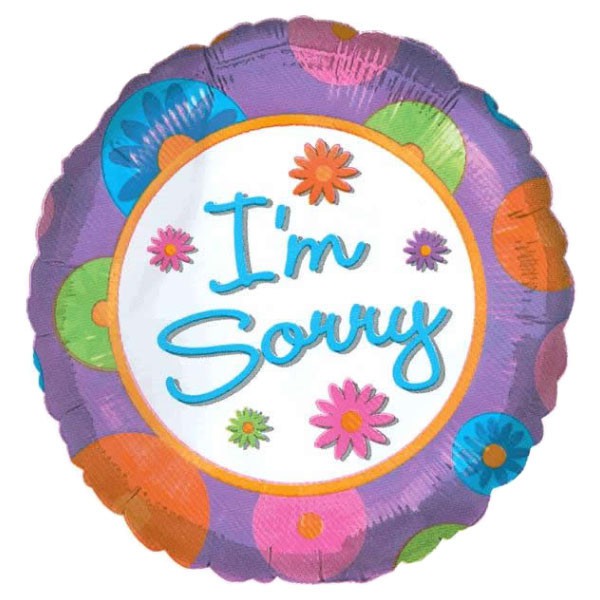 Folie helium ballon I'm sorry