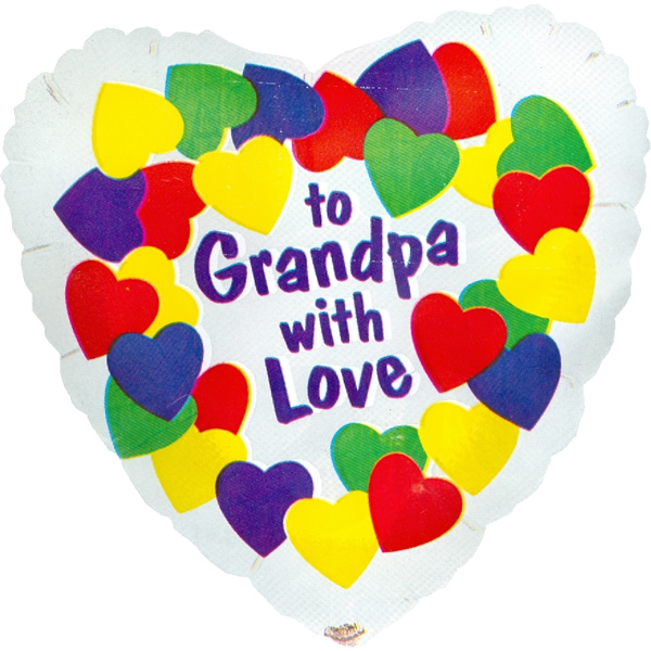 Folie ballon To Grandpa with Love
