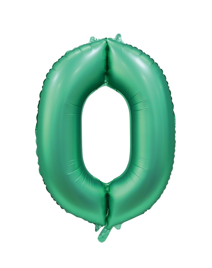 Folie Cijfer 34" satin green