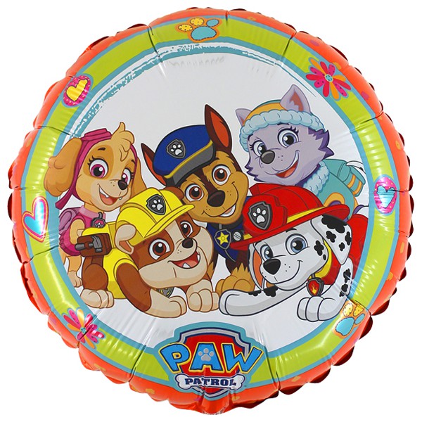 Folie helium ballon Paw Patrol Pawsome