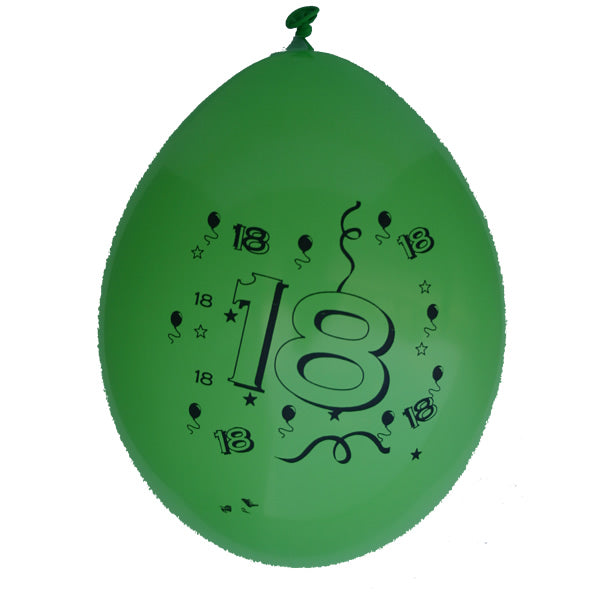 Ballonnen Bedr.18 jaar 10 st.