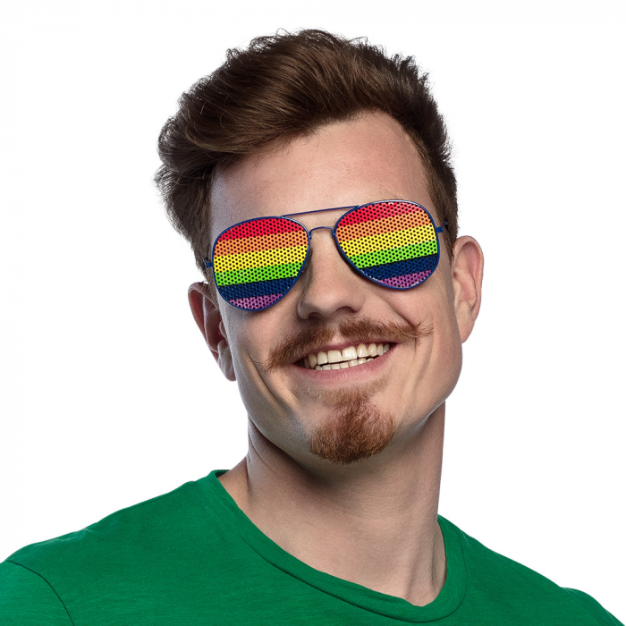 Party bril Rainbow Rock
