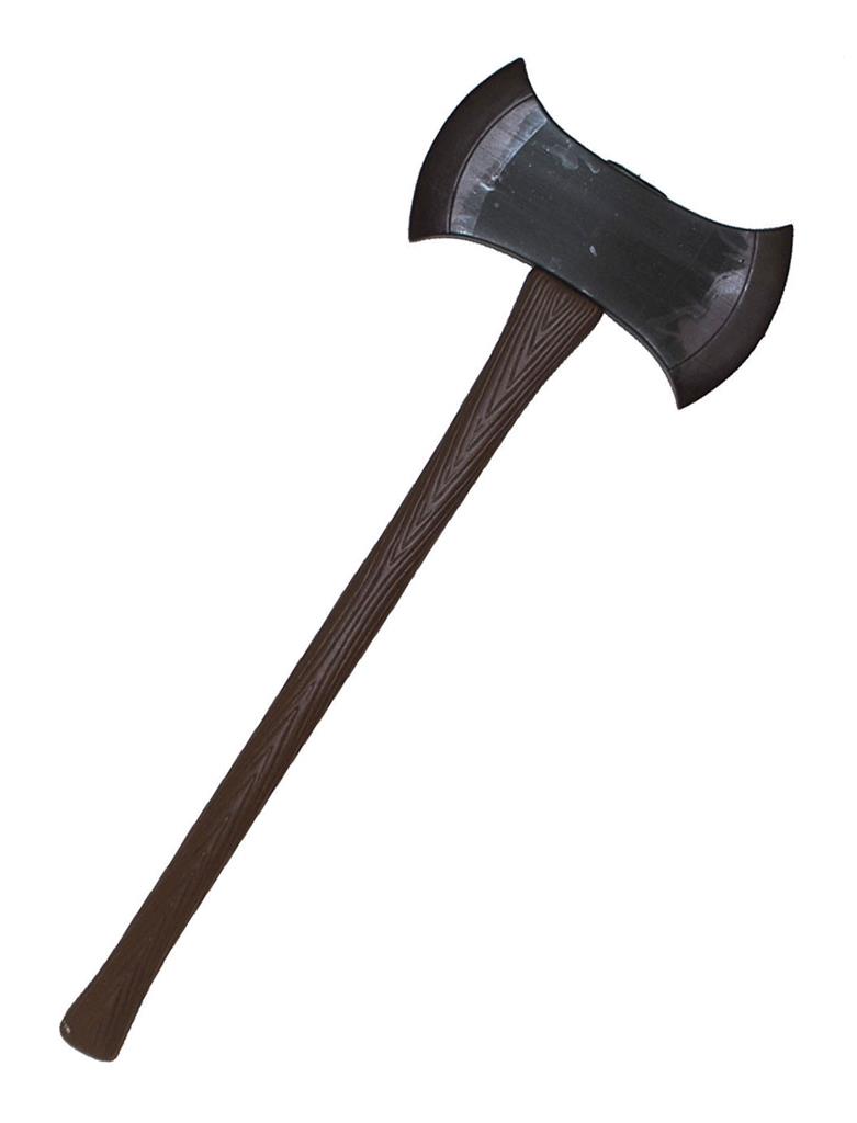 Bijl dubbelzijdig 74cm