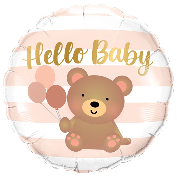 Folie helium ballon Hello Baby Beer