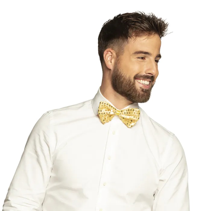 Vlinderstrik Pailletten, 2 kleuren