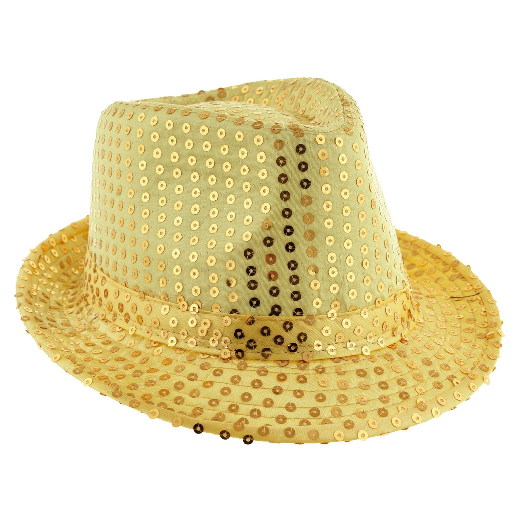 Hoed Glitter/Pailletten, diverse kleuren