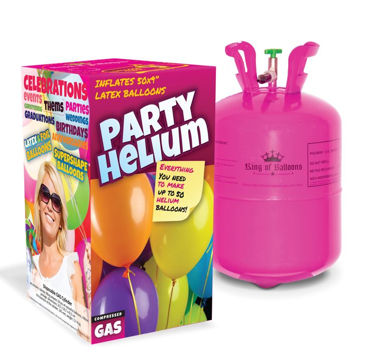 Bus helium voor 50 ballonnen