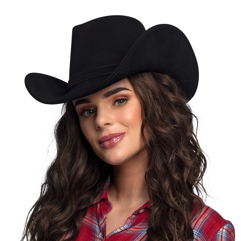 Cowboy hoed Wyoming lederlook,  2 kleuren