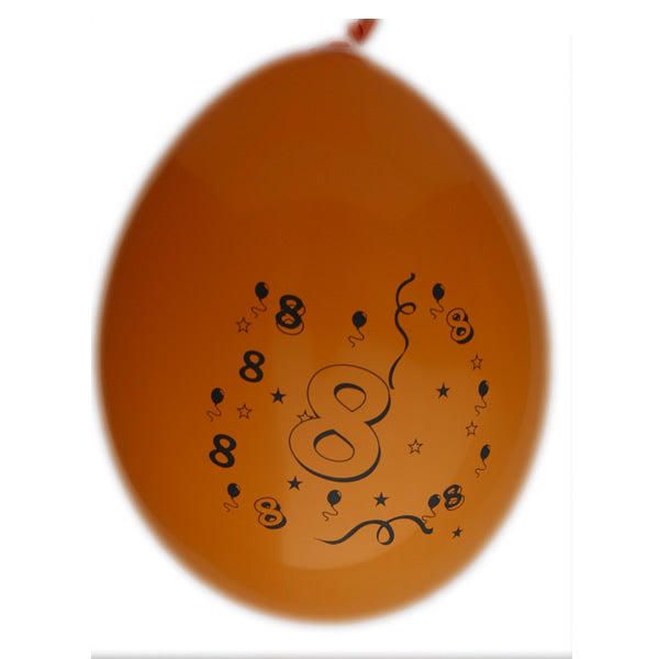 Ballonnen Bedr.8 jaar 10 st.