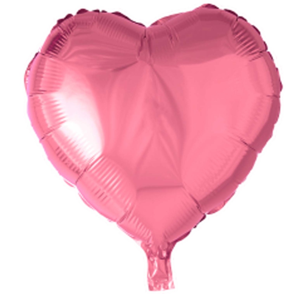 Folie helium ballon hart pink
