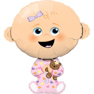 Folie helium ballon Shape Baby Girl