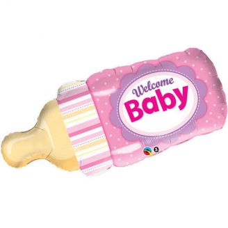 Folie helium ballon Shape Baby Bottle Pink