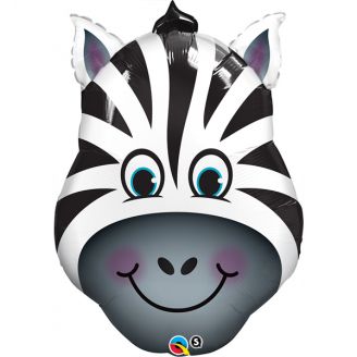 Folie helium ballon Shape Zany Zebra