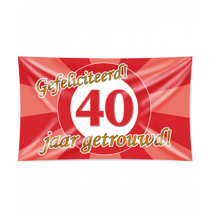 Gevelvlag 40 Jaar Getrouwd