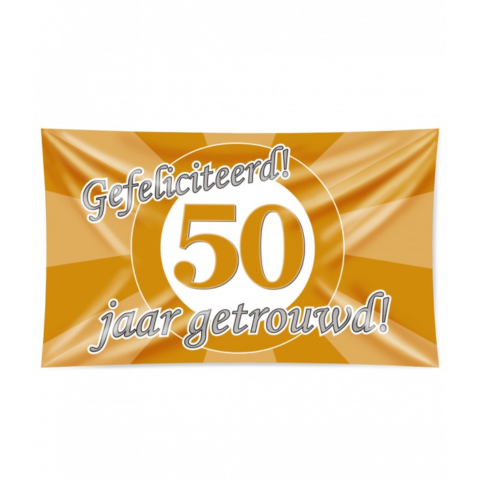 Gevelvlag 50 Jaar Getrouwd