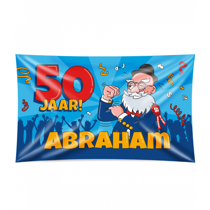 Gevelvlag Abraham Cartoon