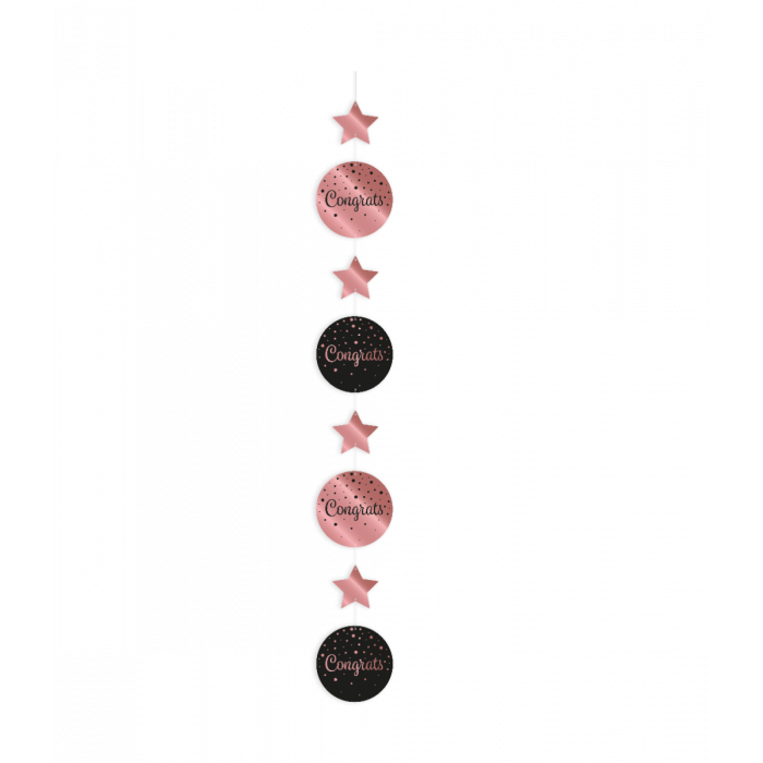 Hangdeco roségold/black Congrats