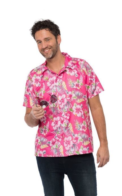 Hawaii shirt Deluxe roze