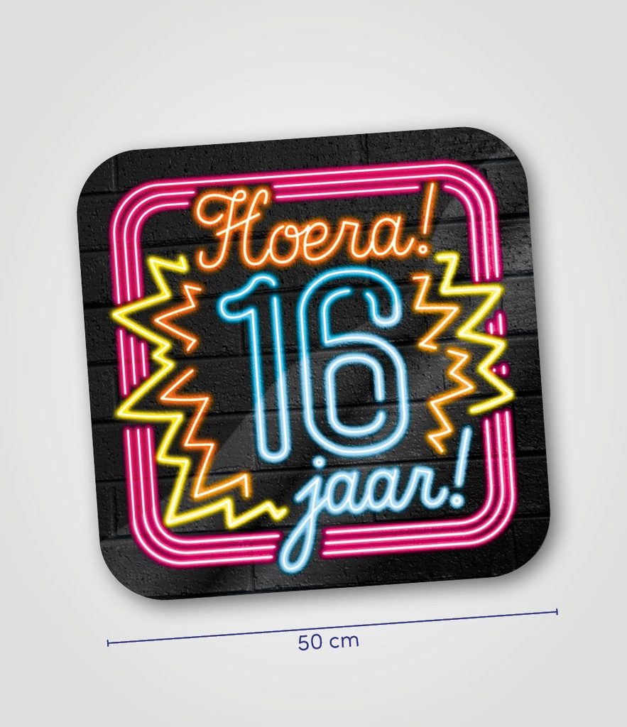 Huldeschild Neon