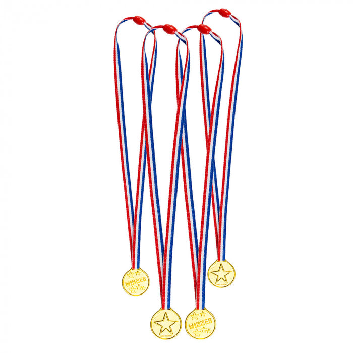 Medailles set 4 stuks
