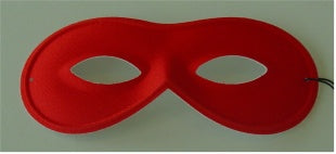 Oogmasker bril rood